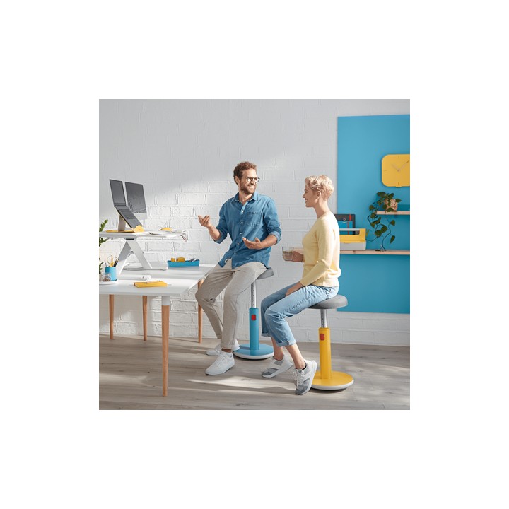 Taburete Leitz Ergo Cosy Active 2 Amarillo (6518-00-19)