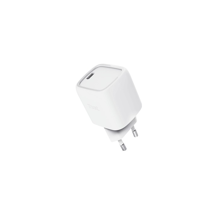 Cargador Pared Trust Maxo GaN 30W 1USB-C Blanco (25520)
