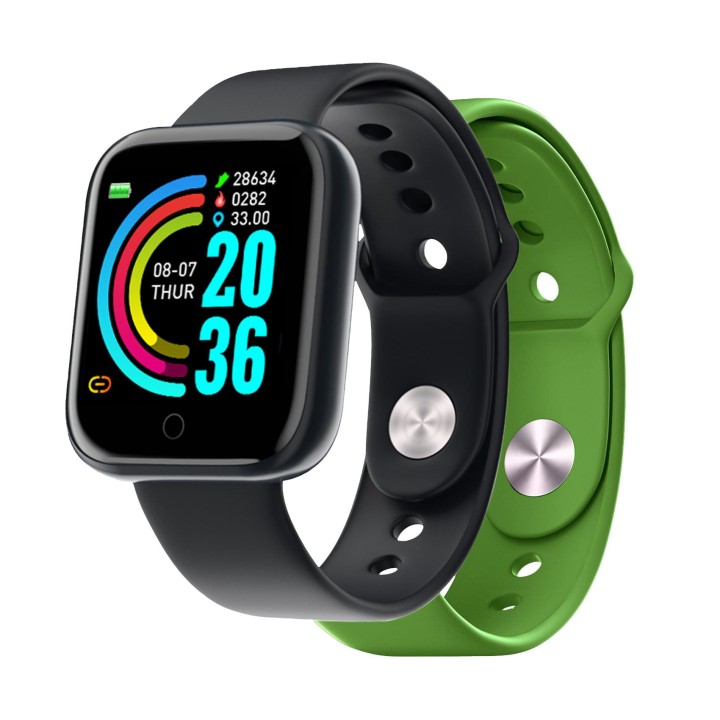 Smartwatch CELLY 1.44" BT Negro/Verde (TRAINERBEATGN)