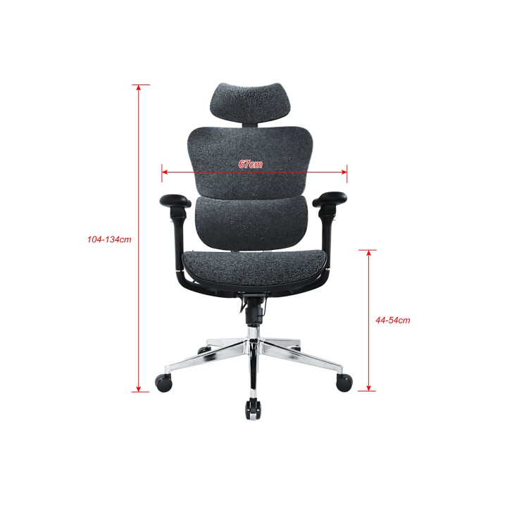 Silla EQUIP para Oficina Ergonómica Negra (651052)