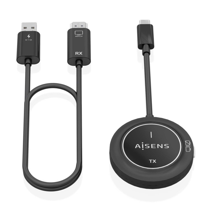 Adaptador AISENS USB-C a HDMI (ASWL-H2KC30M003-BK)