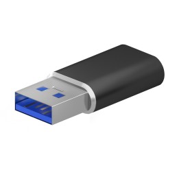 Adaptador AISENS USB-A/M a USB-C/H Negro (A108-0678)