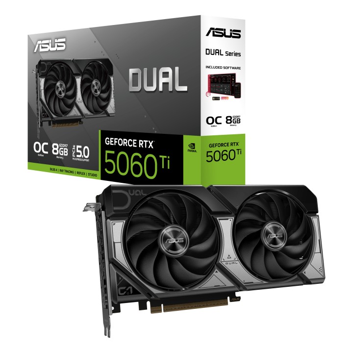 ASUS Dual RTX 5060 Ti OC 8Gb GDDR7 (90YV0MP2-M0NA00)