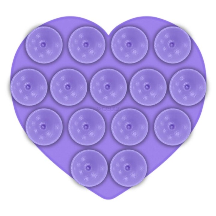 Ventosa CELLY para Smartphone Violeta (FIXHEARTVL)