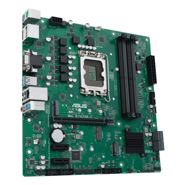 ASUS PRO B760M-C-CSM:(1700) 4DDR5 USB VGA HDMI DP mATX