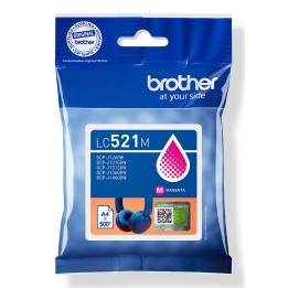 Tinta BROTHER Magenta 500 páginas (LC521M)