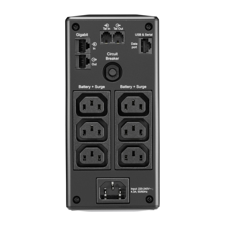 S.A.I. APC BACK UPS PRO BR 650VA 390W 6xAC (BR650MI)