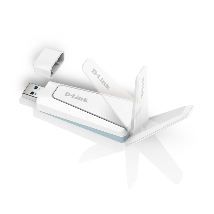 Adaptador D-Link AX1800 USB 3.0 WiFi 6 Blanco (AX18U)