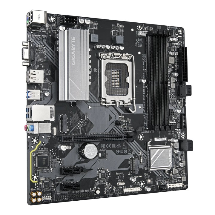 GIGABYTE B760M D3HP: (1700) 4DDR5 USB DP VGA HDMI mATX
