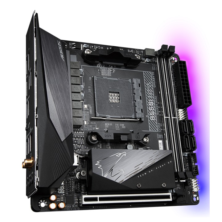 GIGABYTE B550I AORUS PRO AX:(AM4) 2DDR4 HDMI DP MiniITX