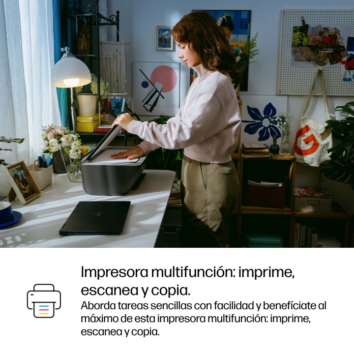 Multif HP DeskJet 2910 A4 Color Dúplex Gris (89F98B)