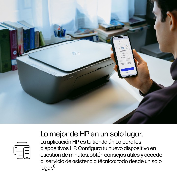 Multif HP DeskJet 2910 A4 Color Dúplex Gris (89F98B)