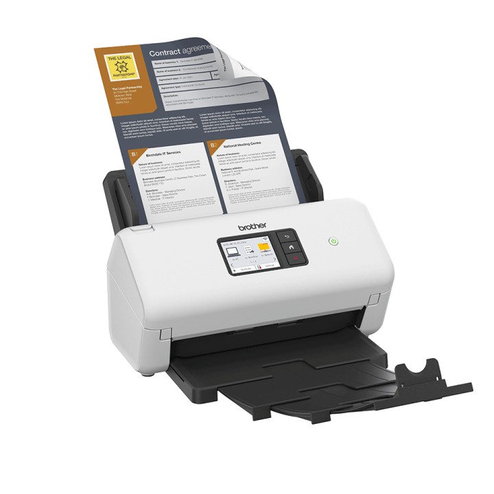 Escáner BROTHER ADS4550W ADF USB Dúplex Negro/Blanco