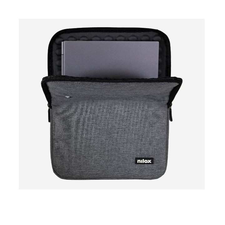 Funda NILOX Sleeve hasta 13.3" Gris (NXSL13GY)