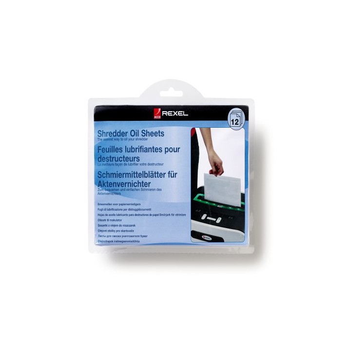 Hojas Lubricantes Rexel 12 Unidades (2101948)