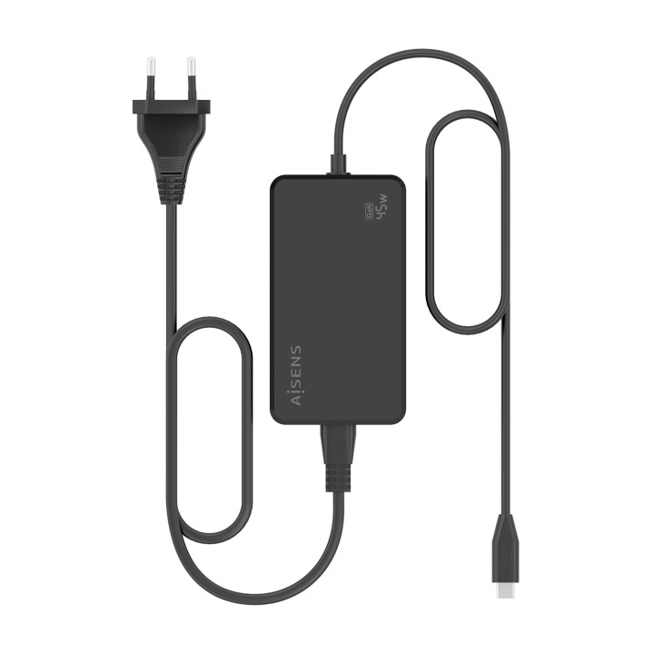 Cargador Sobremesa AISENS 45W USB-C (ASCH-1PD45D067-BK)