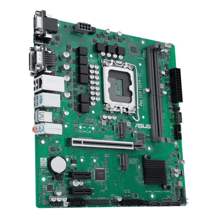 ASUS PRO H810M-C-CSM: (1851) DDR5 HDMI VGA DVI DP mATX