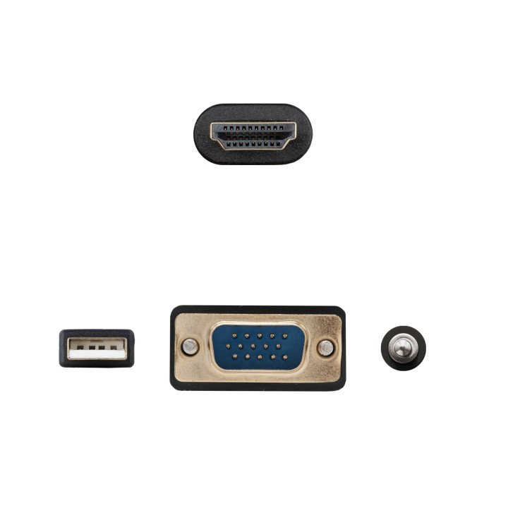 Cable VGA/M+Audio/M+Usb-A/M a HDMI/M 1.8m (10.15.4612)