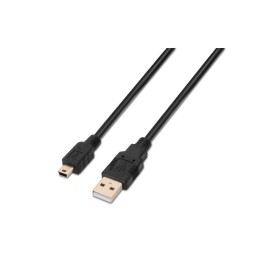 Cable AISENS USB-A/M a MiniUSB-B/M 3m Negro (A101-0026)