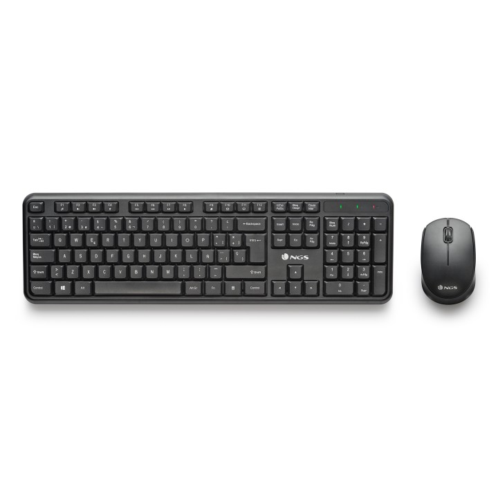 Teclado+Ratón NGS RF Wireless Óptico Negro (HARMONYKIT)