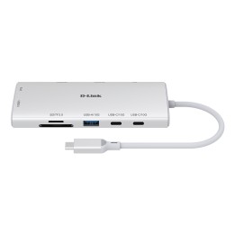 Docking D-Link USB-C a USB/HDMI/RJ45 Blanco (DUP-A01)