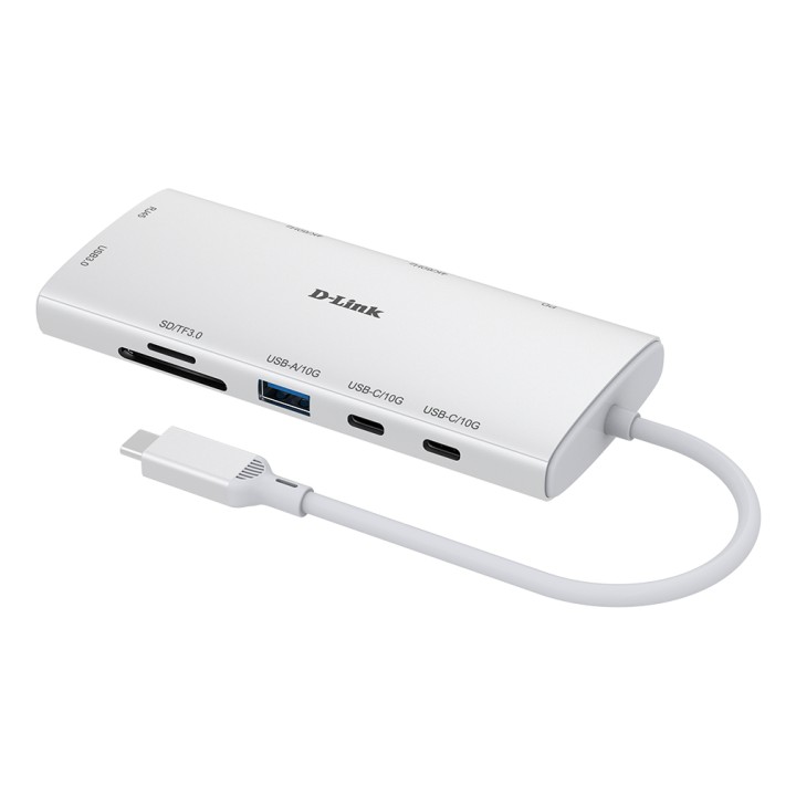 Docking D-Link USB-C a USB/HDMI/RJ45 Blanco (DUP-A01)