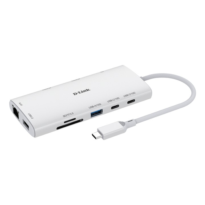Docking D-Link USB-C a USB/HDMI/RJ45 Blanco (DUP-A01)