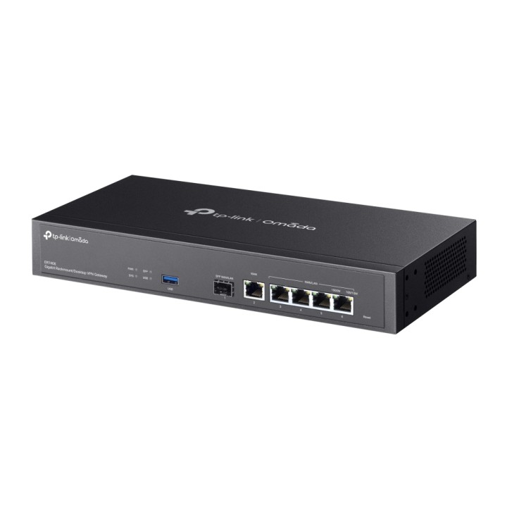 Router TP-Link 5xRJ45 1xSFP 1xUSB Rack Negro (ER7406)