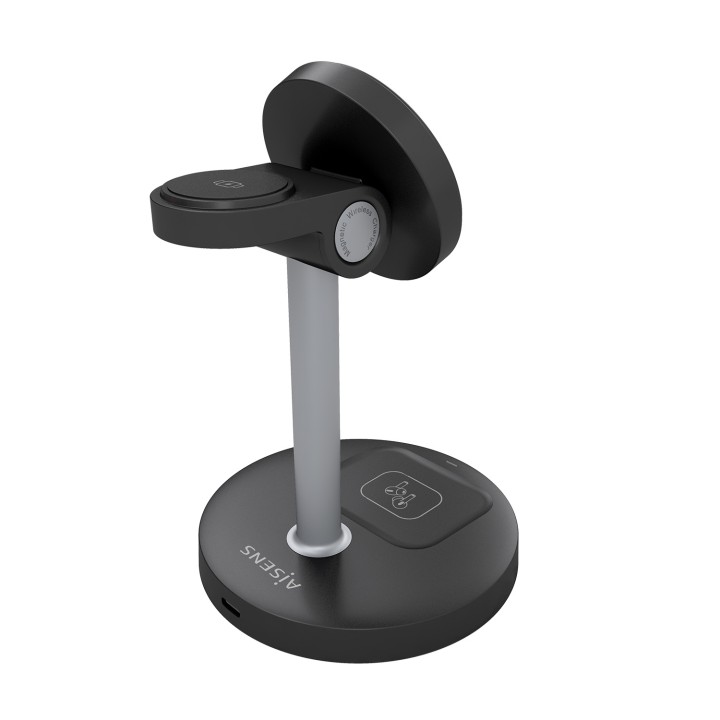 Cargador AISENS Qi Inalámbrico Negro(ASCH-15W3WC066-BK)