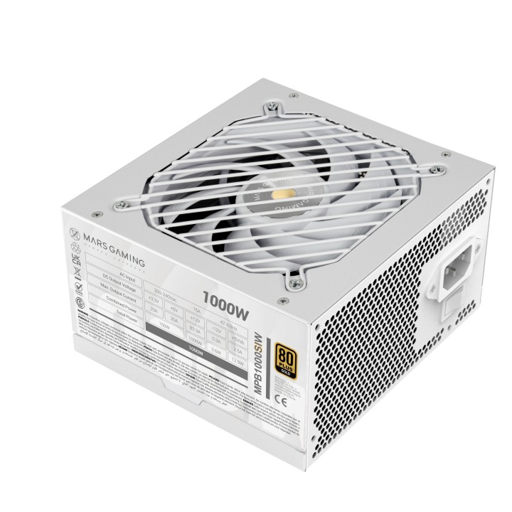 Fuente Mars Gaming ATX 1000W 80+ Bronze (MPB1000SIW)