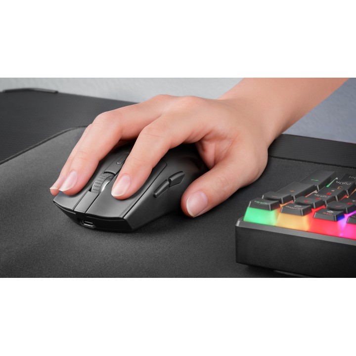 Ratón Mars Gaming RF Wireless BT 14400dpi Negro (MMT3)