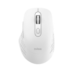 Ratón NILOX RF Wireless/BT 1600dpi Blanco (NXMODWI02)