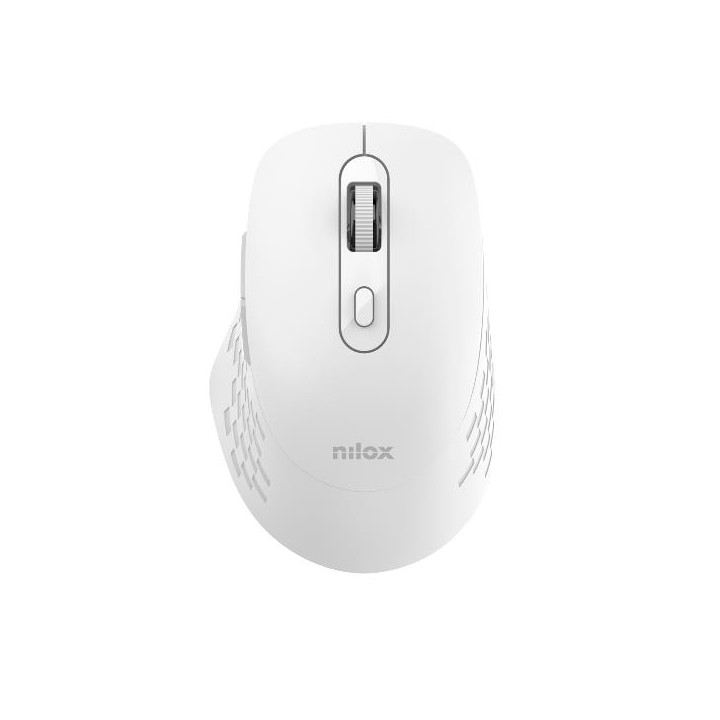 Ratón NILOX RF Wireless/BT 1600dpi Blanco (NXMODWI02)