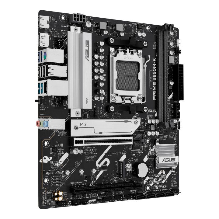 ASUS PRIME B850M-K: (AM5) 2DDR5 USB HDMI DP RJ45 mATX