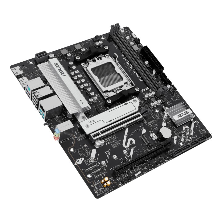 ASUS PRIME B850M-K: (AM5) 2DDR5 USB HDMI DP RJ45 mATX