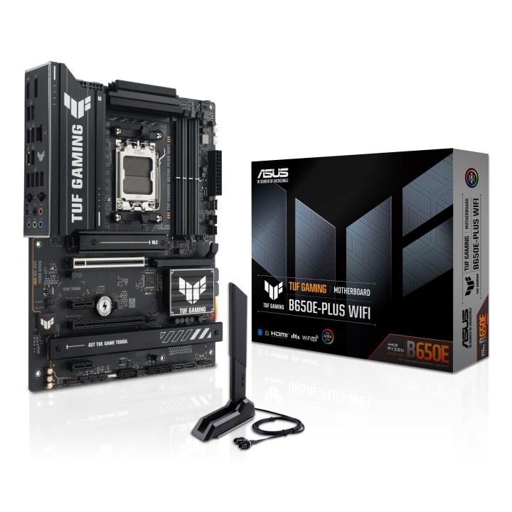 ASUS TUF GAMING B650E-PLUS WIFI: (AM5) 4DDR5 HDMI ATX
