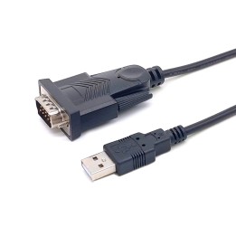 Cable EQUIP USB-A a Serie (DB-9) 1.5m Negro (133391)