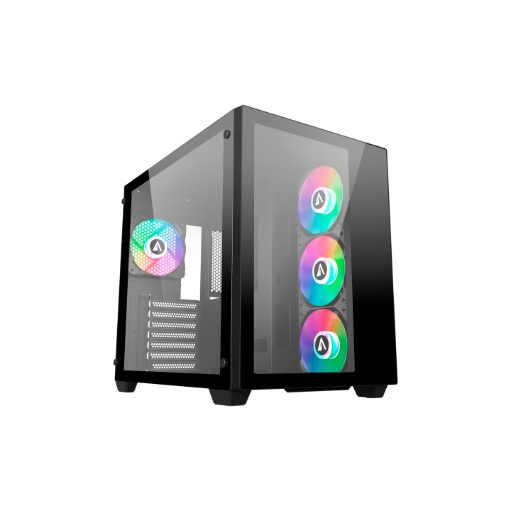 Caja Abysm Danube Sava 285 BX203 ATX Negra (AB128512)
