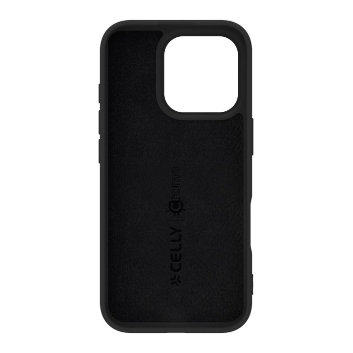 Funda CELLY Cromo iPhone 16 Pro Negro (CROMO1079BK)