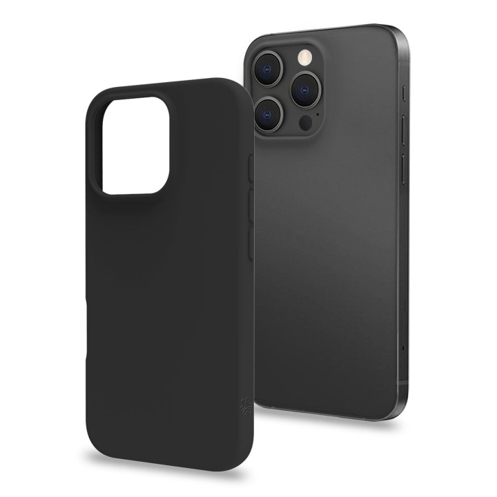 Funda CELLY Cromo iPhone 16 Pro Negro (CROMO1079BK)