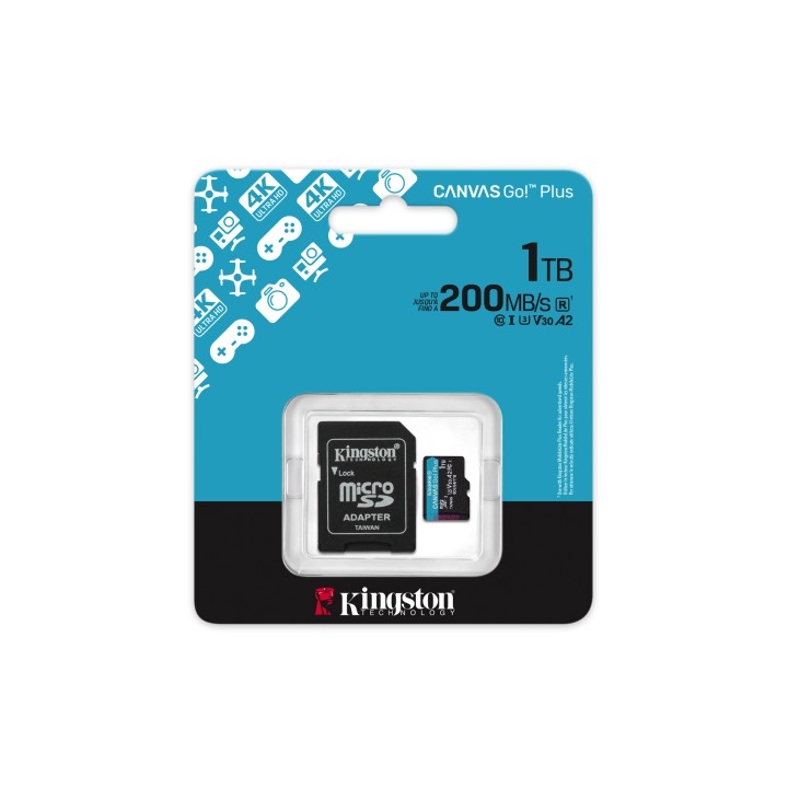 Kingston 200R Micro SDXC 1Tb + Adaptador SD (SDCG4/1TB)