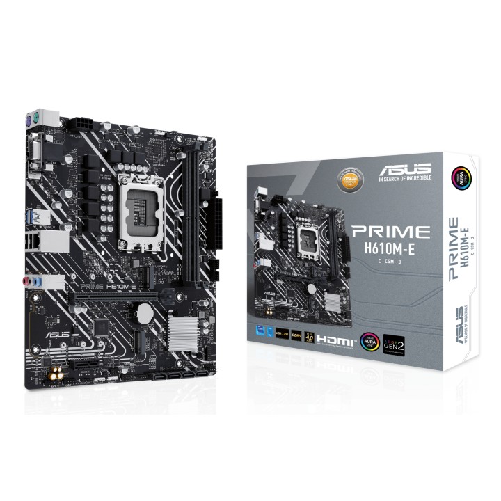 ASUS PRIME H610M-E-CSM:(1700) 2DDR5 HDMI VGA DP mATX