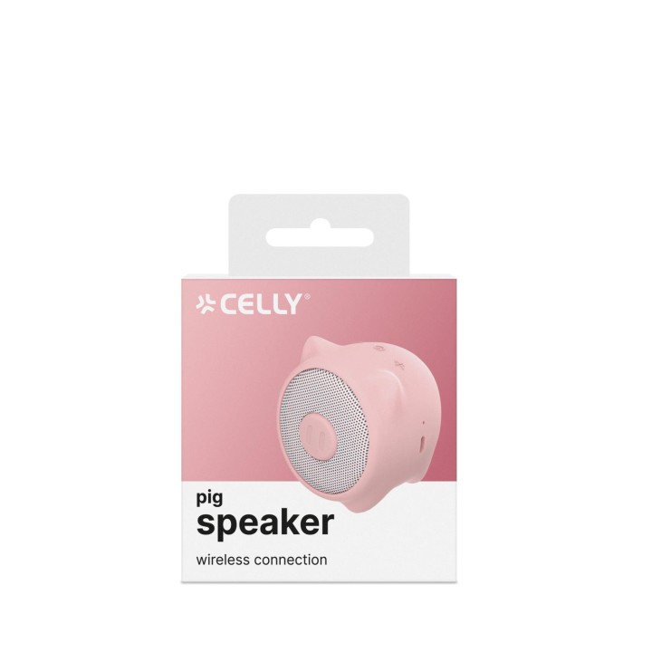 Altavoz CELLY Summer Wireless 3W Cerdo Rosa (WSPIG)