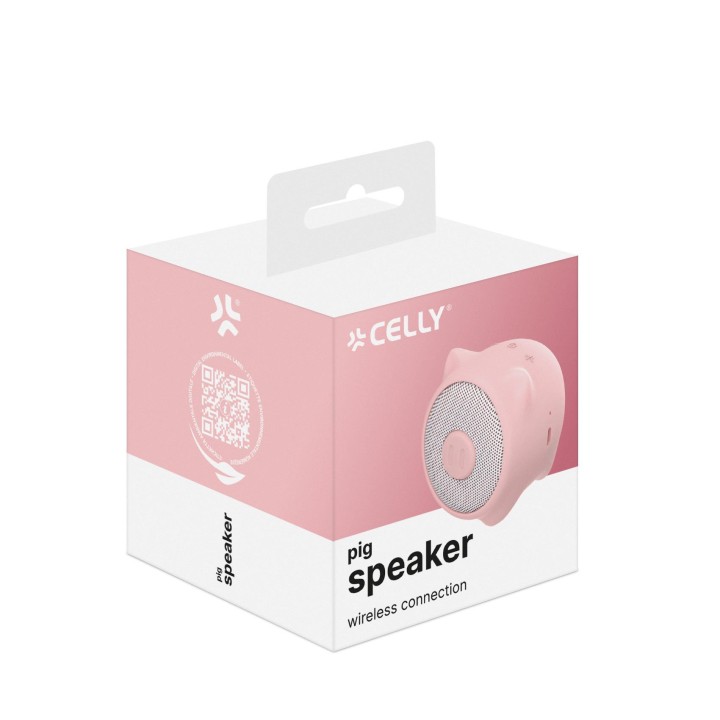 Altavoz CELLY Summer Wireless 3W Cerdo Rosa (WSPIG)