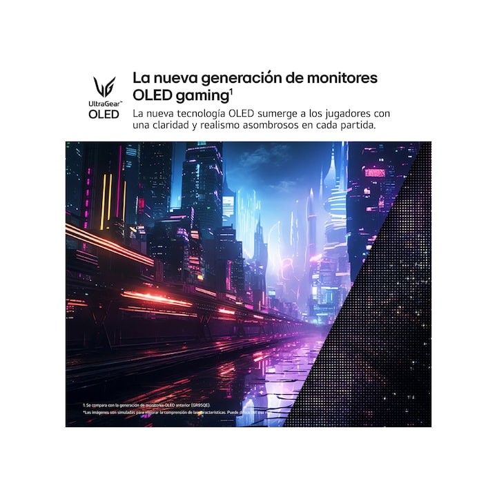 Monitor Gaming LG 27" OLED QHD 240Hz 0.03ms(27GX704A-B)