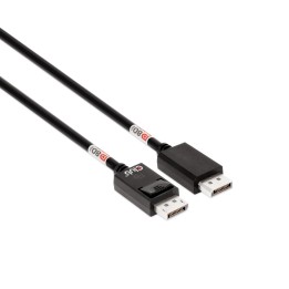 Cable Club 3D DP80 8K/240Hz 1.6m M/M Negro (CAC-1092)