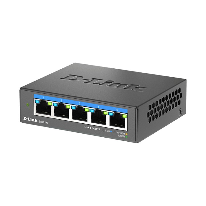 Switch D-Link 5xRJ45 Ethernet 2.5 GbE Negro (DMS-105)