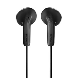 Auriculares NGS Intraurales 3.5mm Negro(CROSSFLIPBLACK)