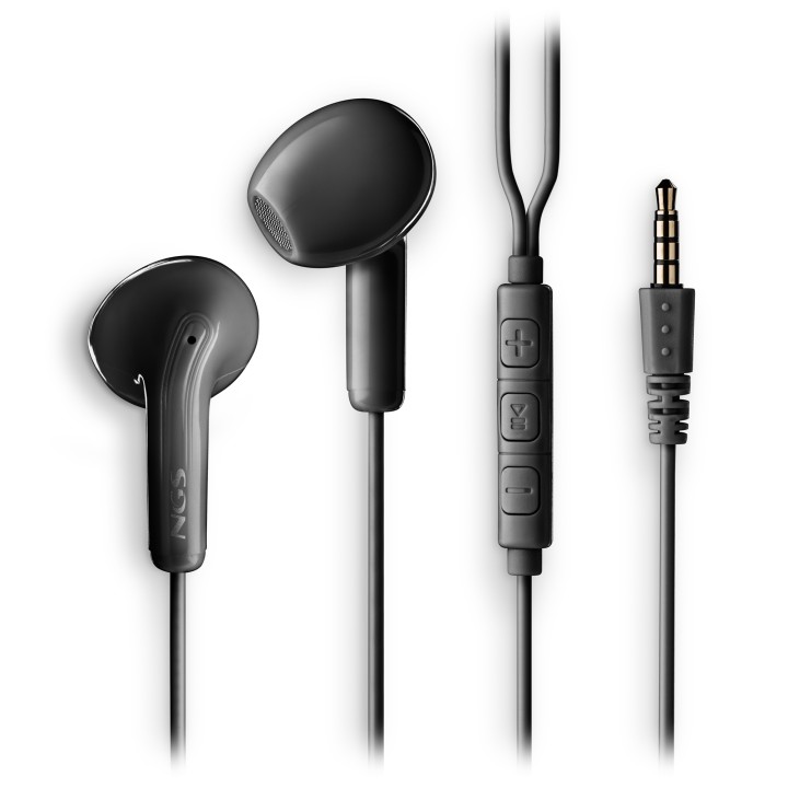 Auriculares NGS Intraurales 3.5mm Negro(CROSSFLIPBLACK)