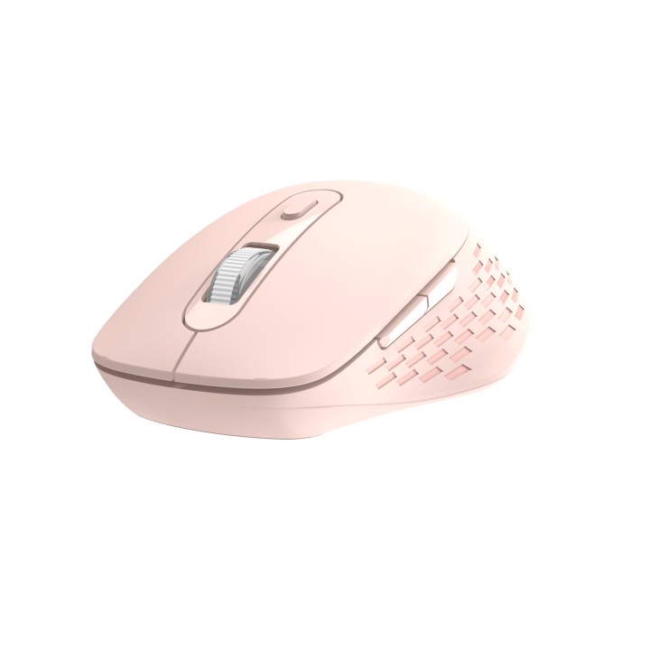 Ratón NILOX RF Wireless/BT 1600dpi Rosa (NXMODWI03)